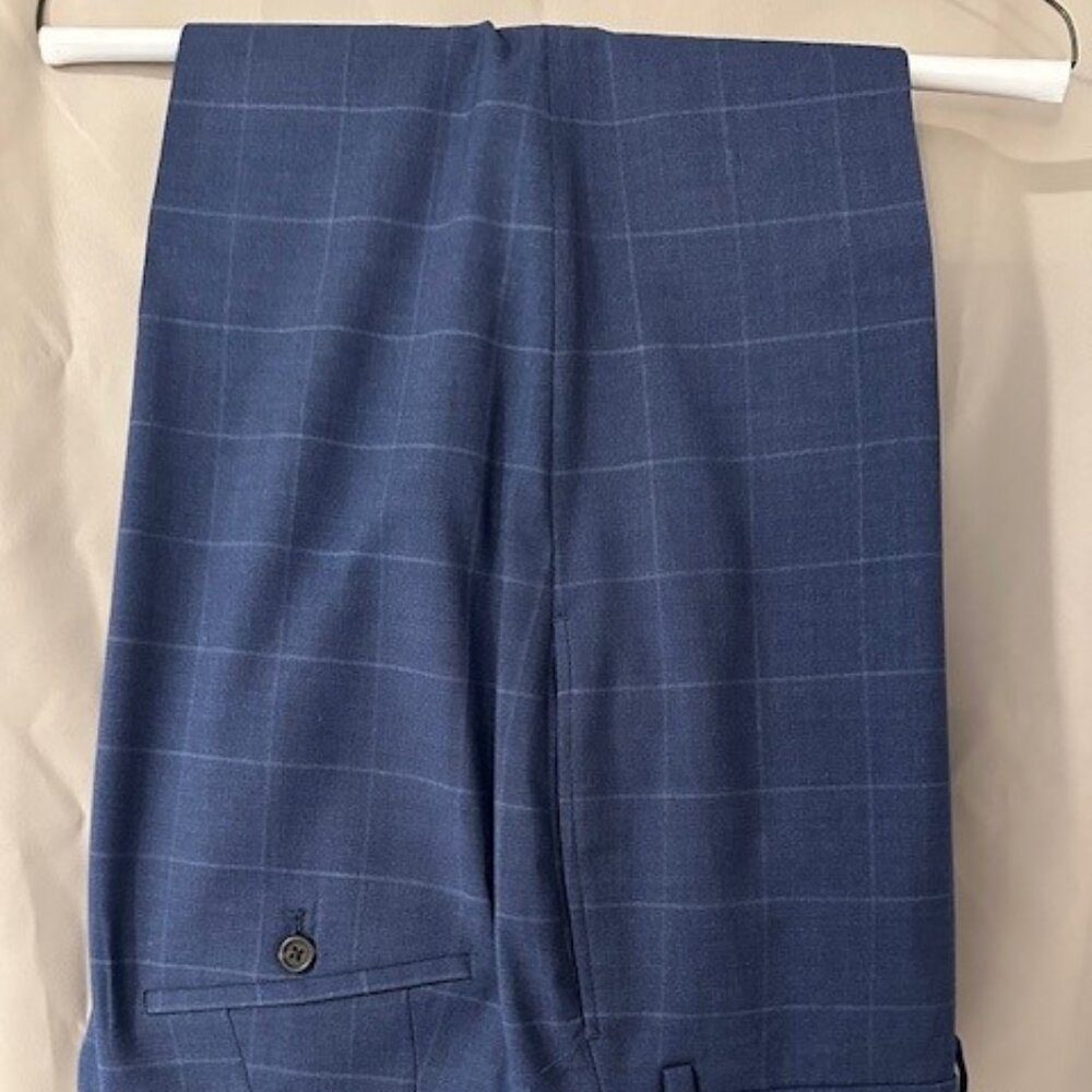 Ralph Lauren (Lauren) Blue Plaid Dress Pants